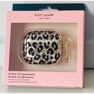 Kate Spade AirPods 3rd Generation Case in Leopard Print NEW IN BOX